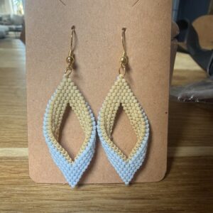 Handgemaakte Miyuki Oorbellen in Zachte Kleuren